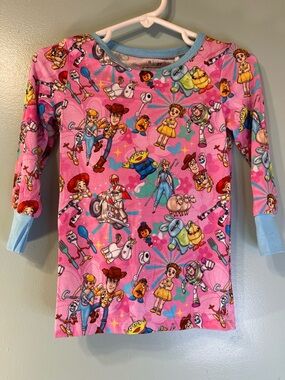 Girls' Pink Toy Story Bamboo Long Sleeve & Pants